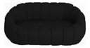 Ver imagem 3 de Namoradeira Concha Decorativa 190cm Sala Suede:preto/liso
