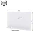 Ver imagem 4 de Painel Para TV até 50 Polegadas 91cmx130cm 1 Prateleira Columbia Espresso Móveis