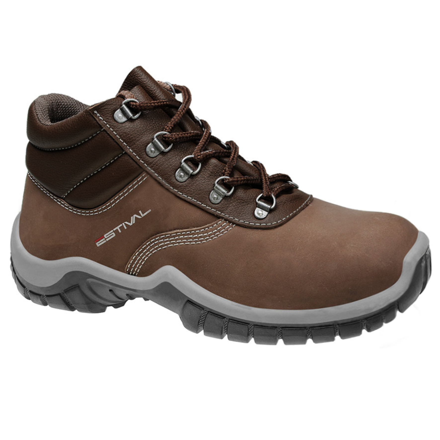 Bota de Segurança em Couro Estival - Wo10033s1 - Bico Composite - Ca 42553:39/unissex/marrom