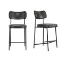 Ver imagem 1 de Conjunto 02 Banquetas Medias Mona Courissimo Preto - Ssx Multicoisas