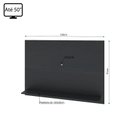 Ver imagem 5 de Painel para TV até 50 Polegadas 1 Prateleira Columbia Espresso Móveis