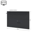 Ver imagem 3 de Painel para TV até 50 Polegadas 1 Prateleira Columbia Espresso Móveis