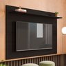 Painel para TV até 50 Polegadas 1 Prateleira Columbia Espresso Móveis - 6