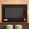 Painel para TV até 50 Polegadas 1 Prateleira Columbia Espresso Móveis - 8