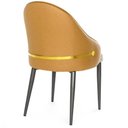 Ver imagem 5 de Kit 10 Cadeiras de Jantar Estofada Design La Martina - Bege