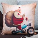 Ver imagem 4 de Kit com 4 Capas para Almofadas Natalinas Noéis Dispostos