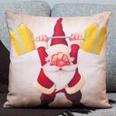 Ver imagem 5 de Kit com 4 Capas para Almofadas Natalinas Noéis Dispostos