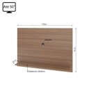 Ver imagem 3 de Painel para TV até 50 Polegadas 91cmx130cm 1 Prateleira Columbia Espresso Móveis