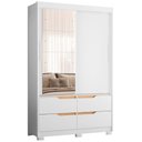 Ver imagem 5 de Armário de Quarto 2 Portas Correr Grande com Espelho
