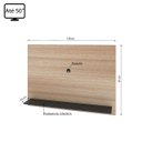 Ver imagem 3 de Painel para TV até 50 Polegadas 1 Prateleira Columbia Espresso Móveis