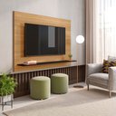 Ver imagem 7 de Painel para TV até 50 Polegadas 130CMX91CM 1 Prateleira Columbia Espresso Móveis Marrom