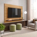 Ver imagem 7 de Painel para TV até 50 Polegadas 91cmx130cm 1 Prateleira Columbia Espresso Móveis