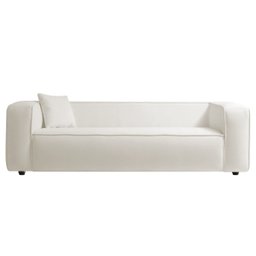 Sofá 2 Lugares 160cm Orgânico Luxo Recepção Cecília Bouclé - Amarena Móveis - 6