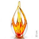 Ver imagem 2 de Escultura em Cristal Murano Âmbar 33cm - São Marcos