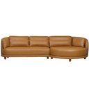 Ver imagem 5 de Sofá 05 Lugares 330cm Arizona com Chaise Esquerdo Corano Caramelo - Nexta Casa