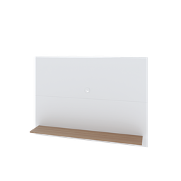 Painel para TV até 50 Polegadas 1 Prateleira Columbia Espresso Móveis - 3