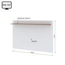 Ver imagem 4 de Painel para TV até 50 Polegadas 1 Prateleira Columbia Espresso Móveis