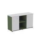 Ver imagem 3 de Armário Credenza 2 Portas Pivotante P25 Verde/Salvia/Cinza