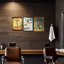 Ver imagem 4 de 03 Placas Mdf Barbearia Tradicional Vintage Decorativa Br33