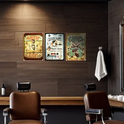 03 Placas Mdf Barbearia Tradicional Vintage Decorativa Br33 - 4