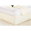 Ver imagem 1 de Saia Ajustável Para Cama Box Casal King Renata Palha - Enxovais Aquarela