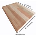 Ver imagem 2 de Kit 3 Unidades Painel de Eucalipto 80CMX160CMX1,8cm Madeira do Brasil Rosa
