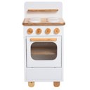 Ver imagem 1 de Fogão Infantil de Madeira Branco Fabrink