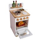 Ver imagem 2 de Fogão Infantil de Madeira Branco Fabrink