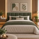 Ver imagem 2 de Cabeceira Cama Box Queen 158cm Estofada Bouclé Boss:Olivia