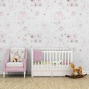 Ver imagem 4 de Papel de parede floral flores rosa infantil M² PP135