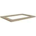Ver imagem 1 de Módulo Cozinha Kappesberg Lótus Tampo E608 80cm p/ Cooktop Nogueira