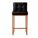 Ver imagem 5 de Banqueta Cozinha Alta com Encosto Industrial Kit 4 Bronze Lirina Pu C05 - D’Rossi