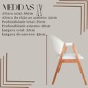 Ver imagem 3 de Kit 6 Poltronas de Jantar em Linho Marfim Design Elegante & Confortáveis