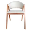 Ver imagem 2 de Kit 6 Poltronas de Jantar em Linho Marfim Design Elegante & Confortáveis