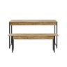 Conjunto Mesa de Jantar com 1 Banco Estilo Industrial Active Yescasa - 3