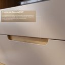 Ver mais imagens de Rack para TV até 70 Polegadas MDF com Laterais Curvas 180cm Pés em Madeira Maciça