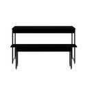 Ver imagem 3 de Conjunto Mesa de Jantar com 1 Banco Estilo Industrial Active Yescasa