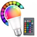 Ver imagem 2 de Lampada Led Rgb 16 Cores Controle Remoto Luzes Decoraçao Iluminaçao Quarto Sala Saloes Festa