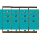 Ver mais imagens de Guarda-Roupas Closet Modulado Alasca 240cm 4 Peças com 12 Prateleiras Freijó Carraro