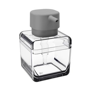 Porta Sabonete Líquido Coza Cube 330 Ml Cristal