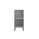 Ver imagem 4 de Balcão de Cozinha 1 Porta 40 cm Valência Cinza Claro 100% MDF Casamia