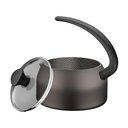 Ver imagem 1 de Chaleira Tramontina Paris Texture em Aluminio com Revestimento Antiaderente Starflon Grafite 1,9 L