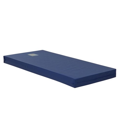 Colchão Solteiro Ortobom Hospitalar Espuma D20 Azul 78x188x12