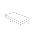 Ver imagem 2 de Colchão Solteiro Ortobom Hospitalar Espuma D20 Azul 78x188x12