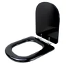 Assento Sanitário Almofadada Etna Preto Para Bacia Icasa - 2