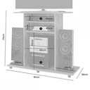 Ver imagem 3 de Rack Cipó para Tv até 32" Jcm Movelaria - Cinamomo/off