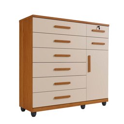 Cômoda New Vitoria com Porta e 8 Gavetas Mdp - 2