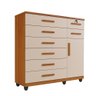 Cômoda New Vitoria com Porta e 8 Gavetas Mdp - 2