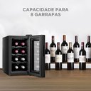 Ver imagem 5 de Adega Climatizada Midea 8 Garrafas Mdrw053fgggl3 Bivolt