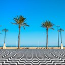 Ver imagem 4 de Piso Ladrilho Hidráulico Copacabana Preto e Branco 30,7 X 30,7 Cm e Caixa com 0,47 M² Borda Reta
